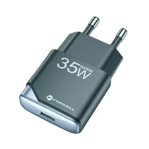 FORCELL Cargador F-Energy Ultra Slim GaN III USB C PD QC4.0 3A 35W